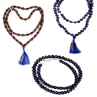 Blue Sapphire Necklace Mala